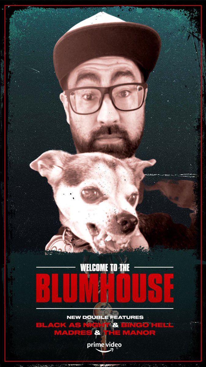 Brought my date for the #WelcomeToTheBlumhouse premiere of #BingoHellMovie! One of us was impressed to say the least. Thank you all for watching our crazy heartfelt movie!