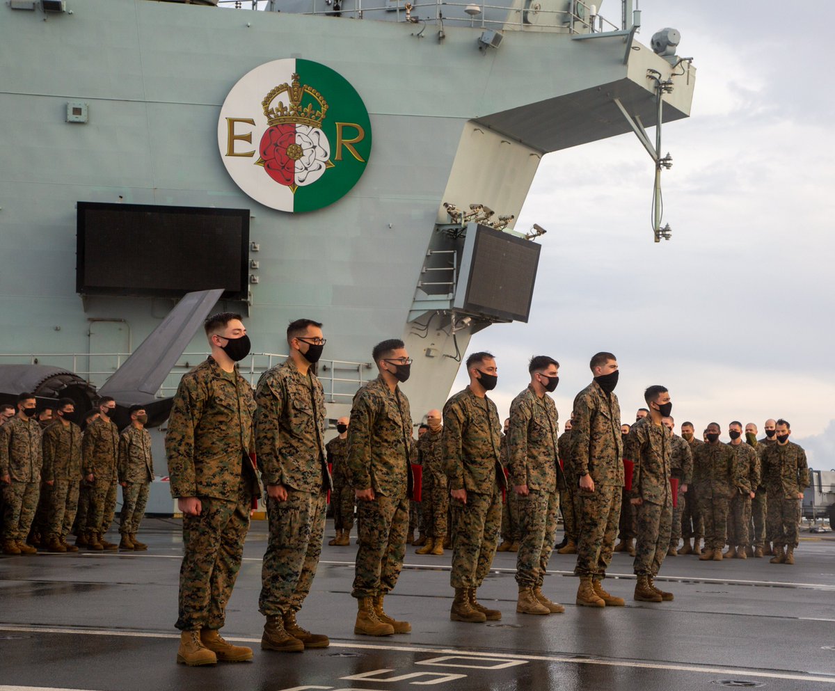 SenNatRepQNLZ's tweet image. Congratulations to these hardworking Marines on their promotions and award aboard @HMSQNLZ  BZ