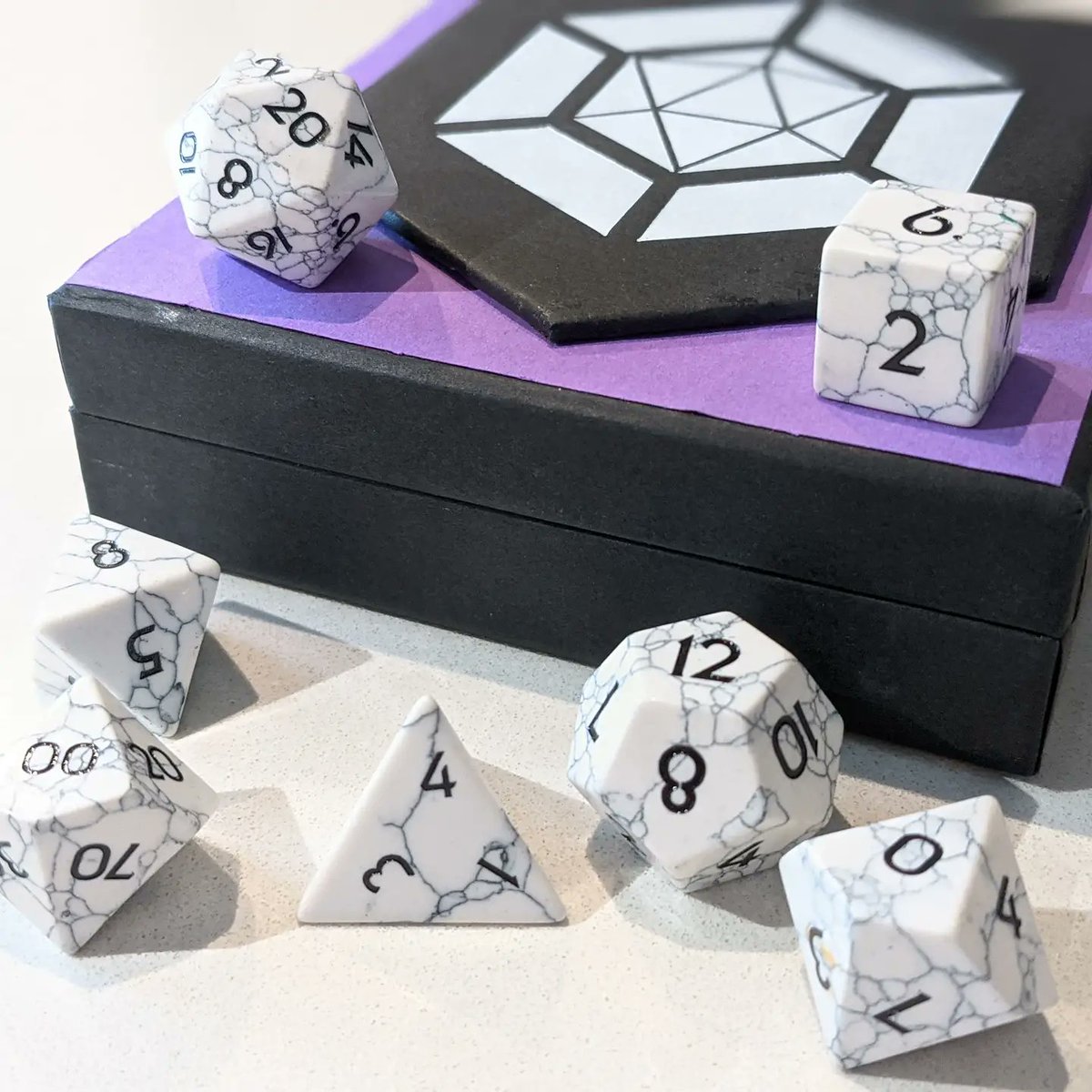 TrueNorthWorks's tweet photo. *Not made by me*
I haven't made any new dice due to not bringing my equipment with me to Australia for only a year.
That said, I'm not about to move to the home of @Levelupdice and NOT purchase new dice!

#dice #diceset #diceporn #diceaddict #dicelove #polyhedraldice #ttrpgdice https://t.co/SWqAWZjYiE