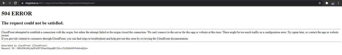 yeeteshv's tweet photo. @vfsglobalcare Could you please confirm if there is an outage due to which we are not able to book slots with VAC New Delhi? Any expected timeline for the resolution, I am pretty sure that I am not the only one getting this error at the time of adding the applicant. https://t.co/CtZr6aZcJq