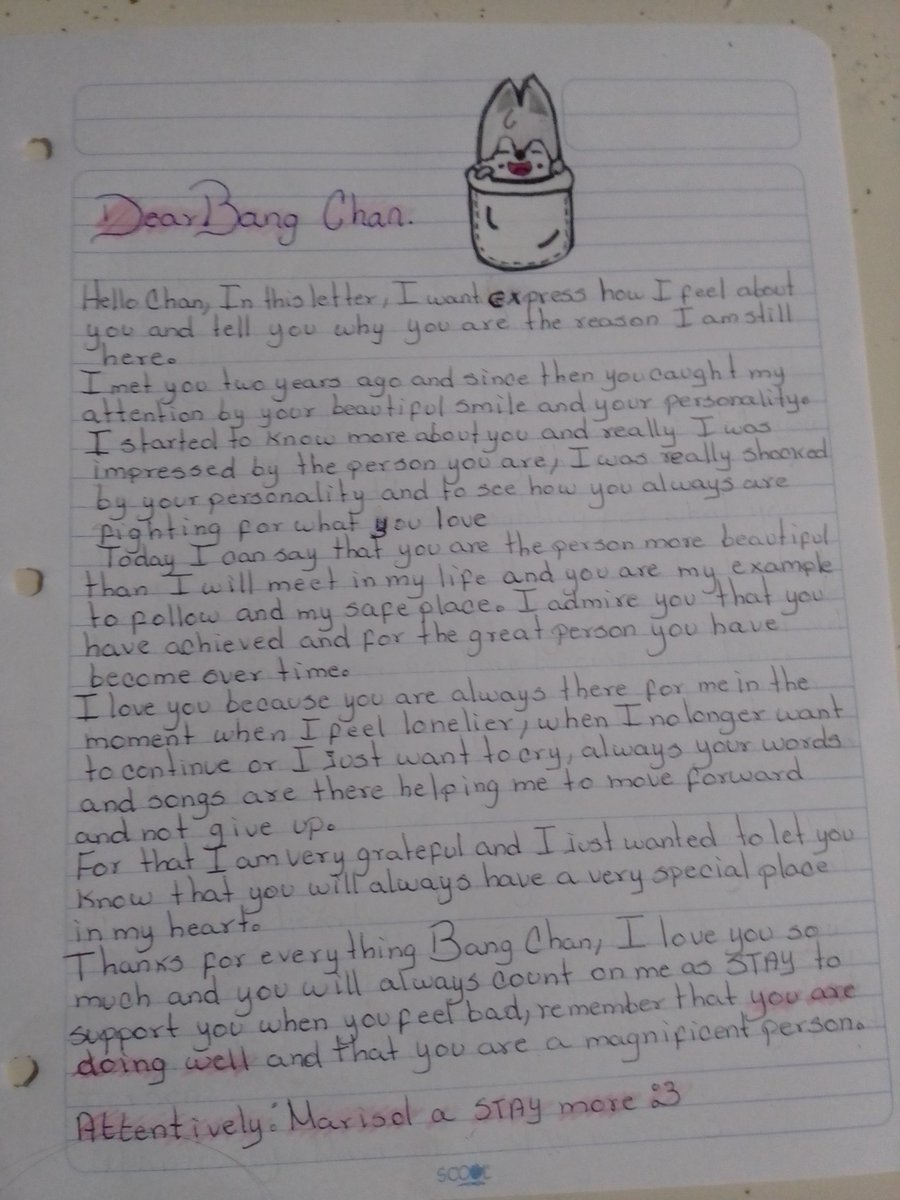 Sunflower_cuerv's tweet photo. Bueno llegamos al 1 de octubre, ya sólo en dos días este bello ser cumple años y realmente debía hacer está carta para él. Soy muy feliz de que Bang Chan haya llegado a mi vida 🥺🖤
#DearBangChan #BangChansWeek @Stray_Kids https://t.co/WAc1MoA1tT