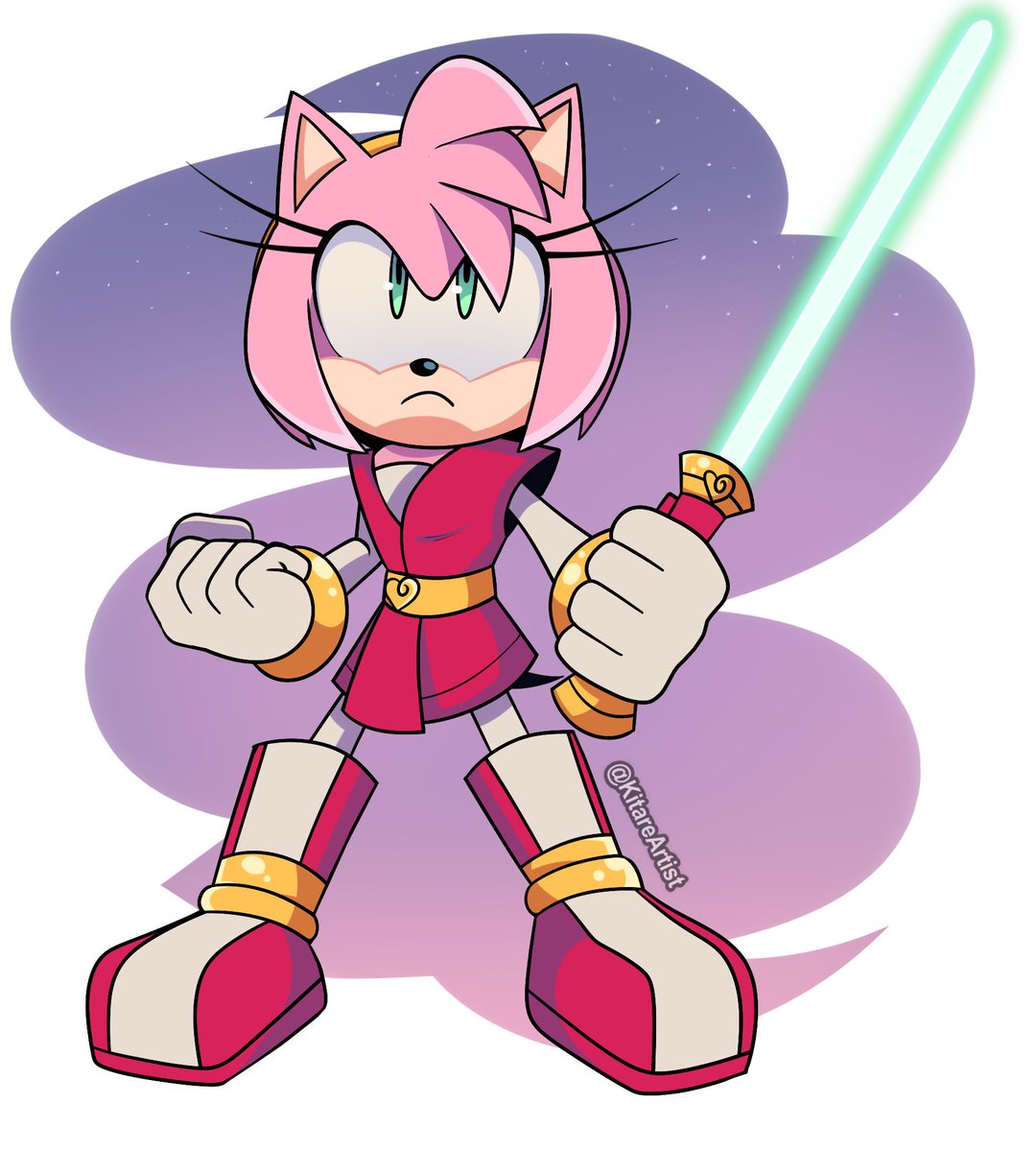 Jedi Master: Amy Rose 💖

#SonicTheHedgehog #SONIC #Sonic30th #sonicau
