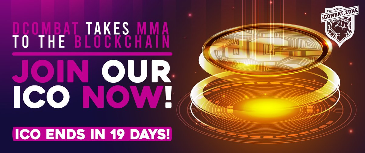 dCombat2's tweet photo. 🚀 Time is running out: ICO ends in 19 days, better get your tokens now!
🔗 https://t.co/NNKS4Rmrys
#ico #dcombat2 #blockchain #defi #crypto #mma #investing #countdown https://t.co/Fz818FAk1E