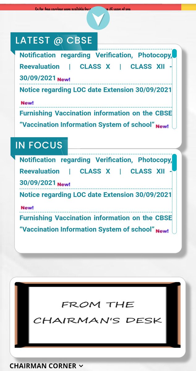 hi_me_kartikey's tweet photo. CBSE has released schedule for-

Marks verification, obtaining answersheet, nd Re-evaluation.

One who is not satisfied with marks may apply for the same.

Dwnld Notice-

Clss 10th- 

https://t.co/13dbOFNCbT

Clss 12th-

https://t.co/EuGrcyVcNC

@AdvMamtaSharma
@ActivistSukhpal https://t.co/jBGlR9ZZis