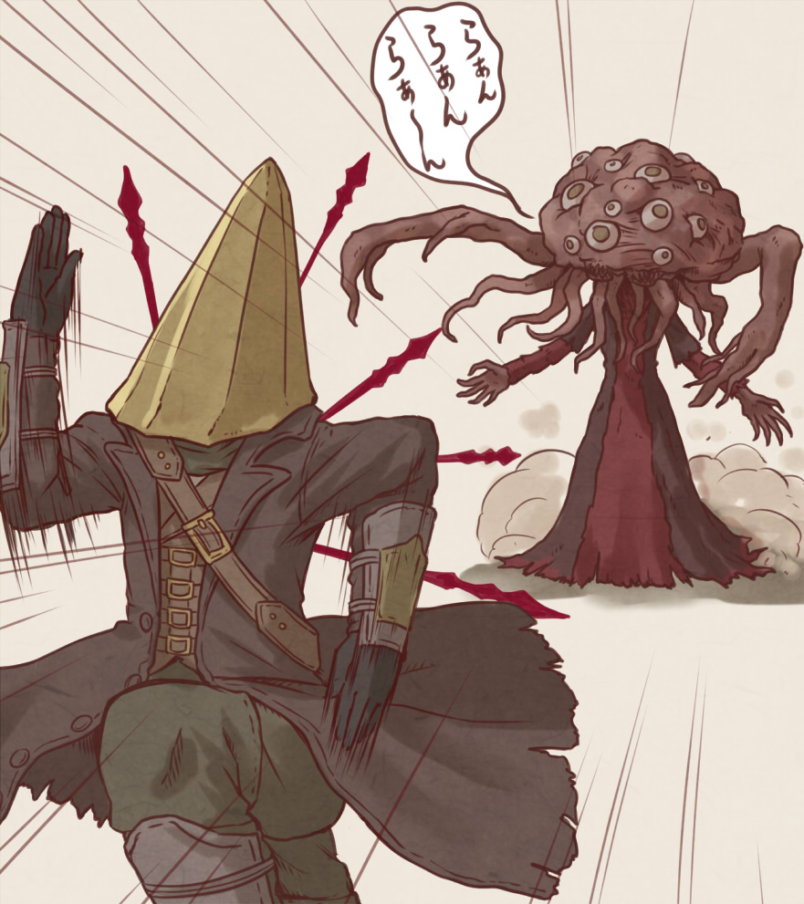 #5000RT以上だった過去絵を載せよう
これだわ #Bloodborne 