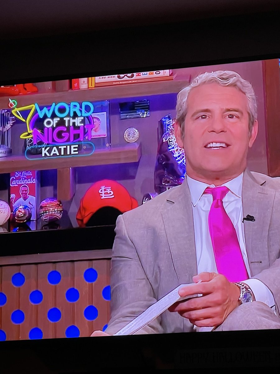 Word of the night!!!! I’m a day late, but thanks for the shout out! <a href="/Andy/">Andy Cohen</a> <a href="/BravoWWHL/">Watch What Happens Live!</a>