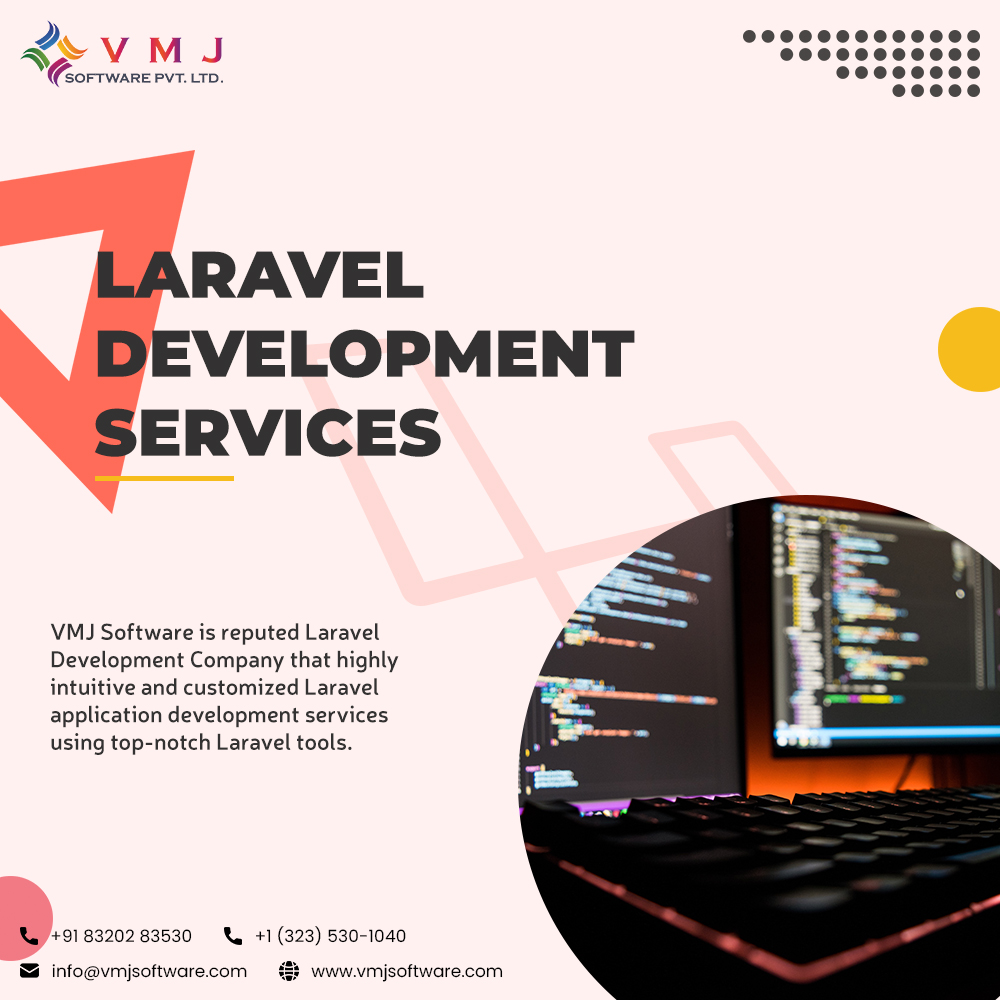 vmjsoftware's tweet image. #VMJSoftware is a reputed #LaravelDevelopmentCompany that highly intuitive and customized #Laravelapplicationdevelopment services using top-notch #Laravel tools.
Read more at vmjsoftware.com/laravel-develo…
#LaravelDevelopment #LaravelWebDevelopmentCompany #LaravelDevelopmentServices