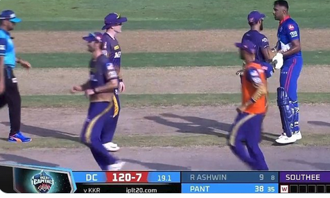Brad_Hogg's tweet photo. If Pant (knowing the throw hit him) turned his back on Ashwin who looking for the second had to retreat causing a run out would Morgan have called him back?
Unwritten rules should be scraped, play to the laws. #IPL2021 https://t.co/fMSO63bZza