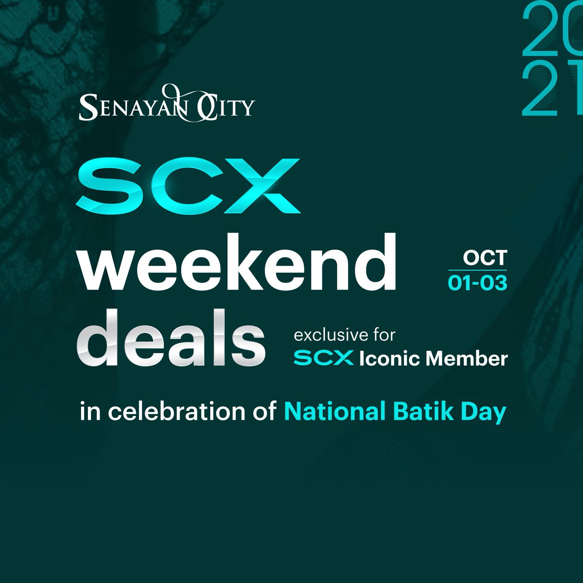 senayancity's tweet image. and win instant gift everyday*
• Bridges Eyewear Sunglasses
• Extra 30 Points
• Designer Hampers
• Fashion Voucher up to 200.000 IDR
• F&amp;amp;B Voucher 200.000 IDR

*T&amp;amp;C apply. While stock lasts.

____
#SCXMEMBER
#SENAYANCITY