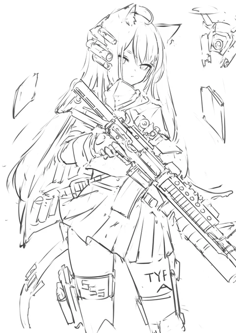 S.S.S. Doll [TYPE-Assault] -ラフ

ニュータイプだ!😇 