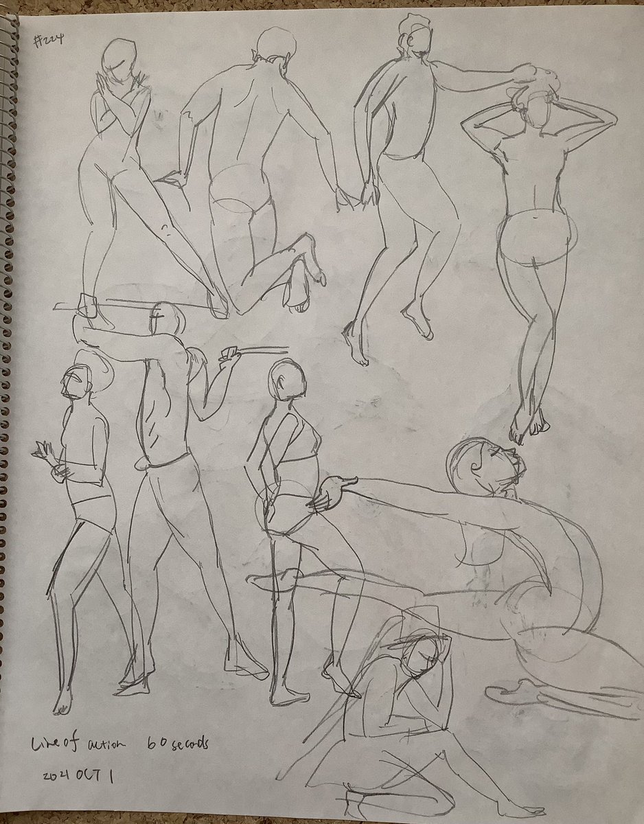 Mollykinoco's tweet image. #lineofaction #croques 224回目。人物60秒。両生類爬虫類2分。