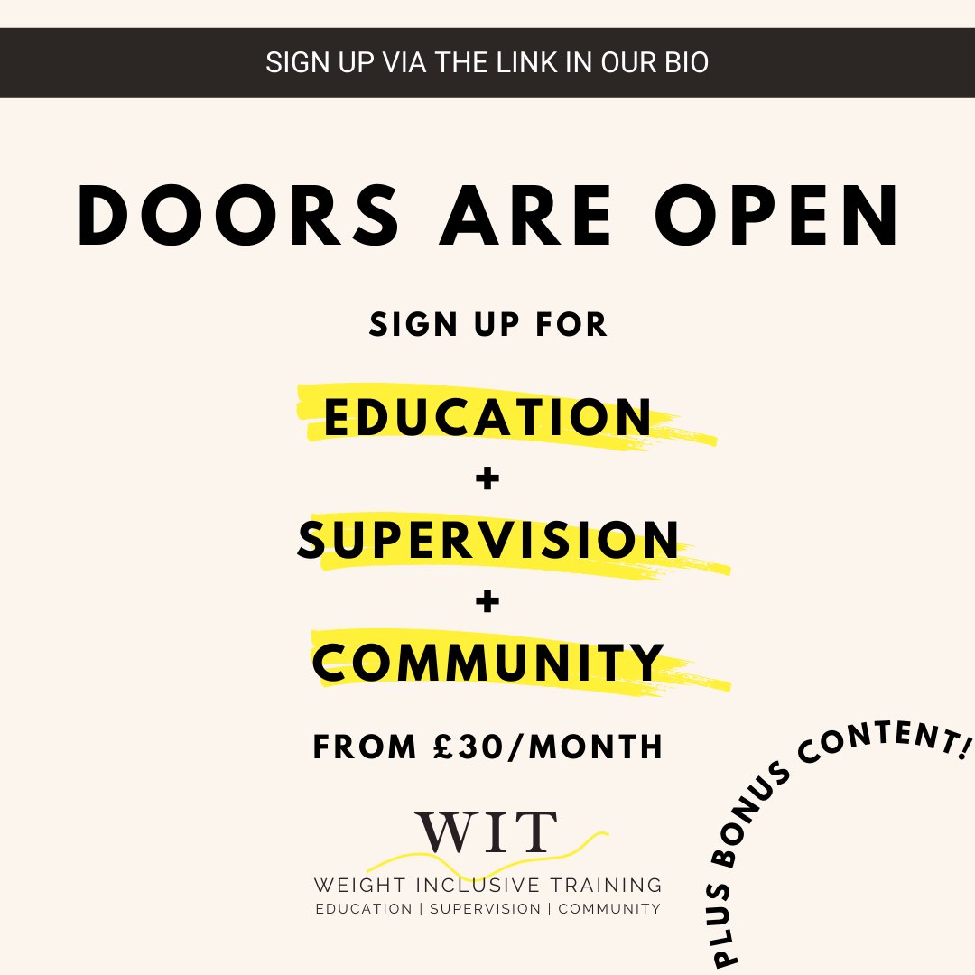 WIT_CPD's tweet photo. For the last time this year, join our low-cost network of Nutritionists, Dietitians and students for education, supervision and community (plus a whole host of bonuses!). Doors are open for 5 days and close on Tuesday 5th October at midnight. https://t.co/teuHobJu0G