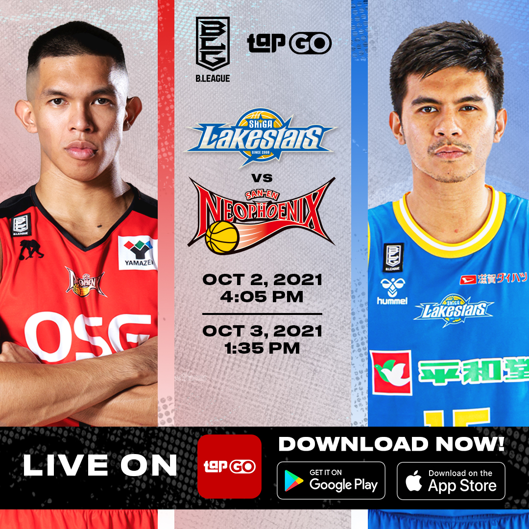 tapgotvph's tweet photo. Are you ready for some Asian basketball action? 

Tap Go brings you Japan's Division 1 B. League.

Download and subscribe to Tap Go Gold now for only PhP199.

#TapGoPH #TapGo #BLeague #Ravena #TapSports #PremierSports #WhatsOnTapGo #StreamTapGo #DownloadTapGo #AllInOneTap https://t.co/Cl2dTJ47Mh