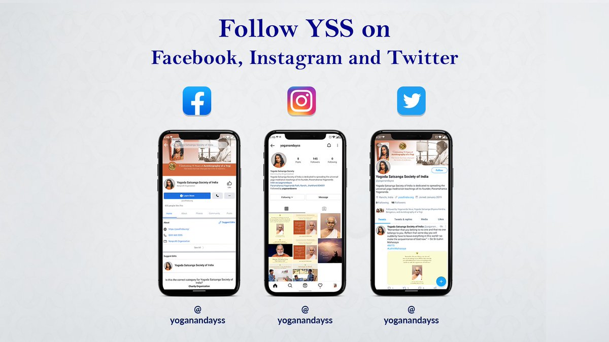 YSS of India (@YogodaSatsanga) / Posts / X