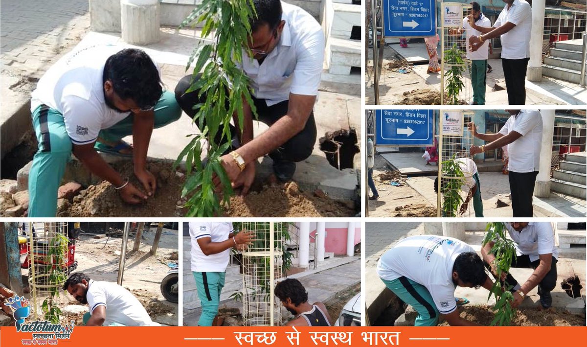 FactotumMission's tweet photo. With an aim to make #Ghaziabad green and clean, we have been planting trees across the city and to protect them, tree guards are also placed along. We started this #TreePlantationDrive in June and in the last 4 months, we have planted over 3000 trees and 2760 trees are strong. https://t.co/TczMx4JvNA