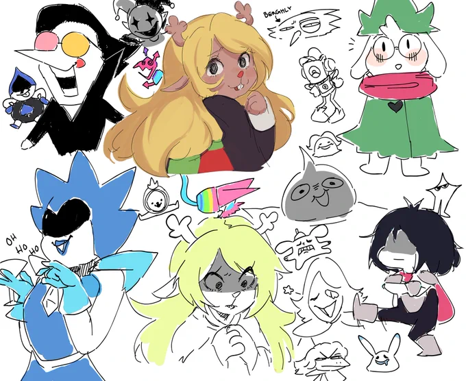 Deltarune doodles 