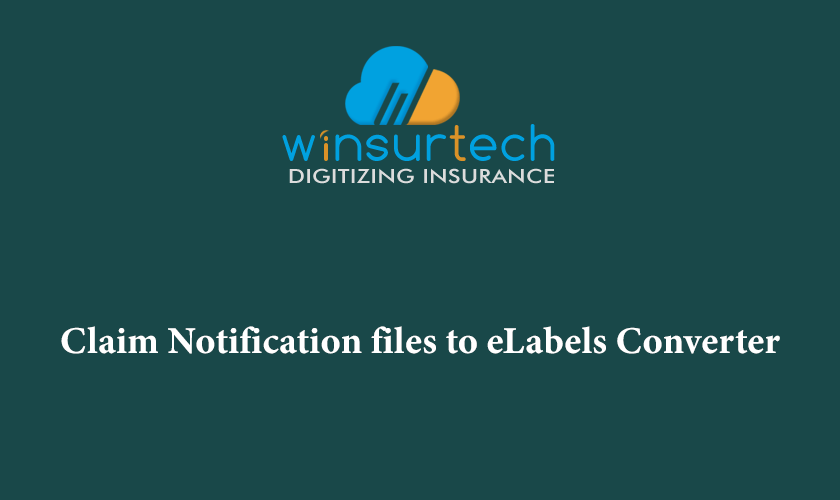 winsurtech's tweet photo. Claim Notification files to eLabels converter
ACORD Claim Notifications files can be converted to ACORD Form ELabels JSON format using WinsurTech’s Claim File Parser which is a translator program. 
Read more: https://t.co/9U3VSfyeUO
#Acord #Claim #eLabels #converter #Insurance https://t.co/5Ga4jIm3ia