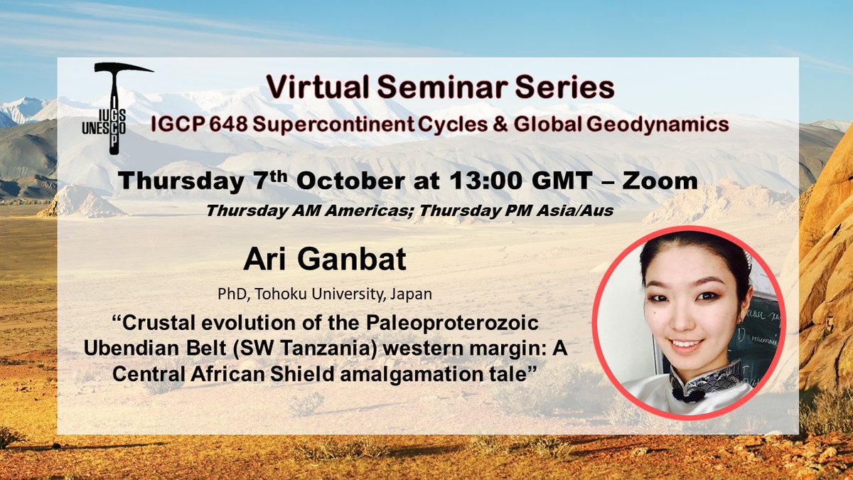 Supercontinents & Geodynamics Virtual Seminars tweet media