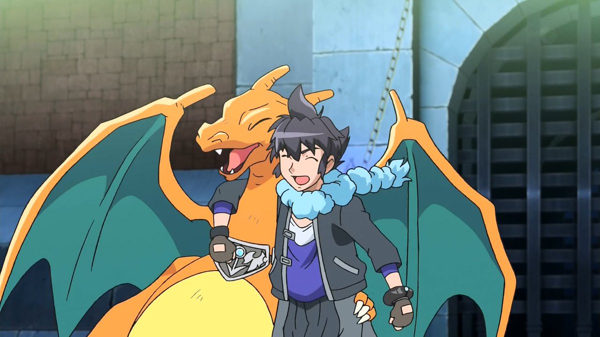 PokemonTheGreat's tweet photo. Alain &amp; His Partner..🧡

#anipoke https://t.co/EslWfsrTcX