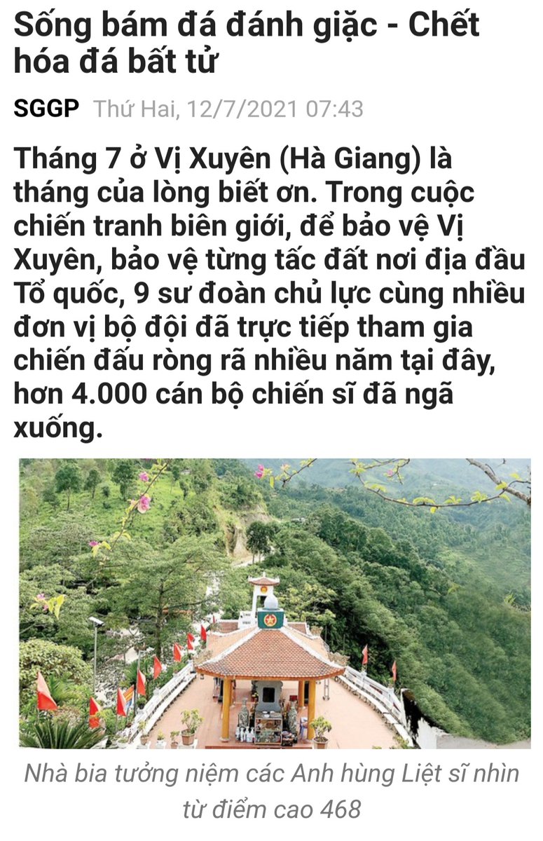 DiDikhongquau's tweet photo. Hãy đọc bài này và nghĩ đến ông cha ta hi sinh như thế nào thì các bạn mới có tương lai như giờ. Ngưng chạy theo idol ngưng bênh phim xuyên tạc lịch sử đi!

#AceTroopsfilmdistortsVietnamesehistory
#protectVietnamesehistory
#ParacelandSpratlyislandsbelongtoVietnam https://t.co/s5NED3SB7F