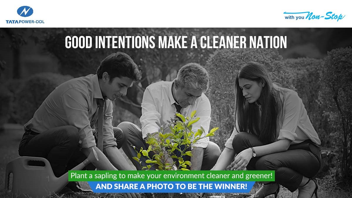 tatapower_ddl's tweet photo. Plant love, dissolve hatred. 
Let’s change this world, small steps at a time!

Share your picture of planting a sapling and stand a chance to win a special gift voucher.
 
#SwitchForGood https://t.co/R15tW42kFY