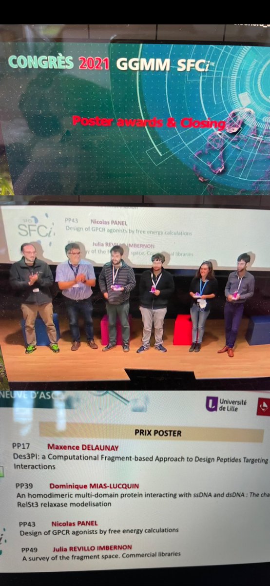 Prix posters GGMM-SFCi 2021! Félicitations à tous!!! 👏<a href="/SFCi_fr/">SFCi - Société Française de ChémoInformatique</a>