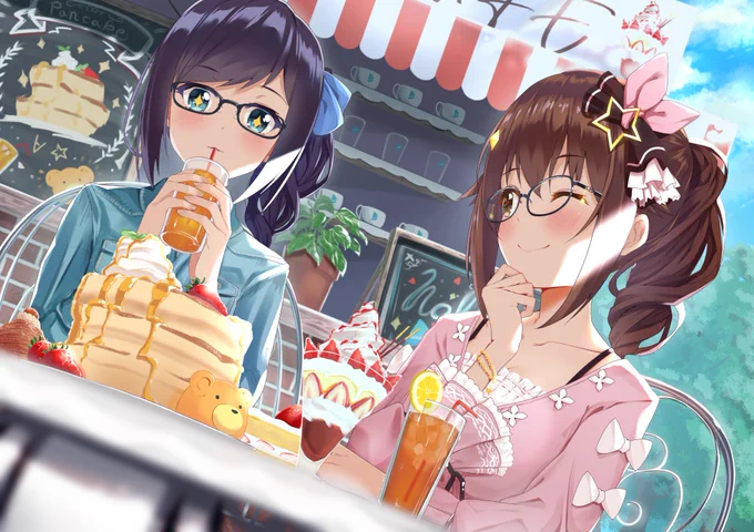 #眼鏡の日 #メガネの日 
女の子と眼鏡はいいぞぉ 