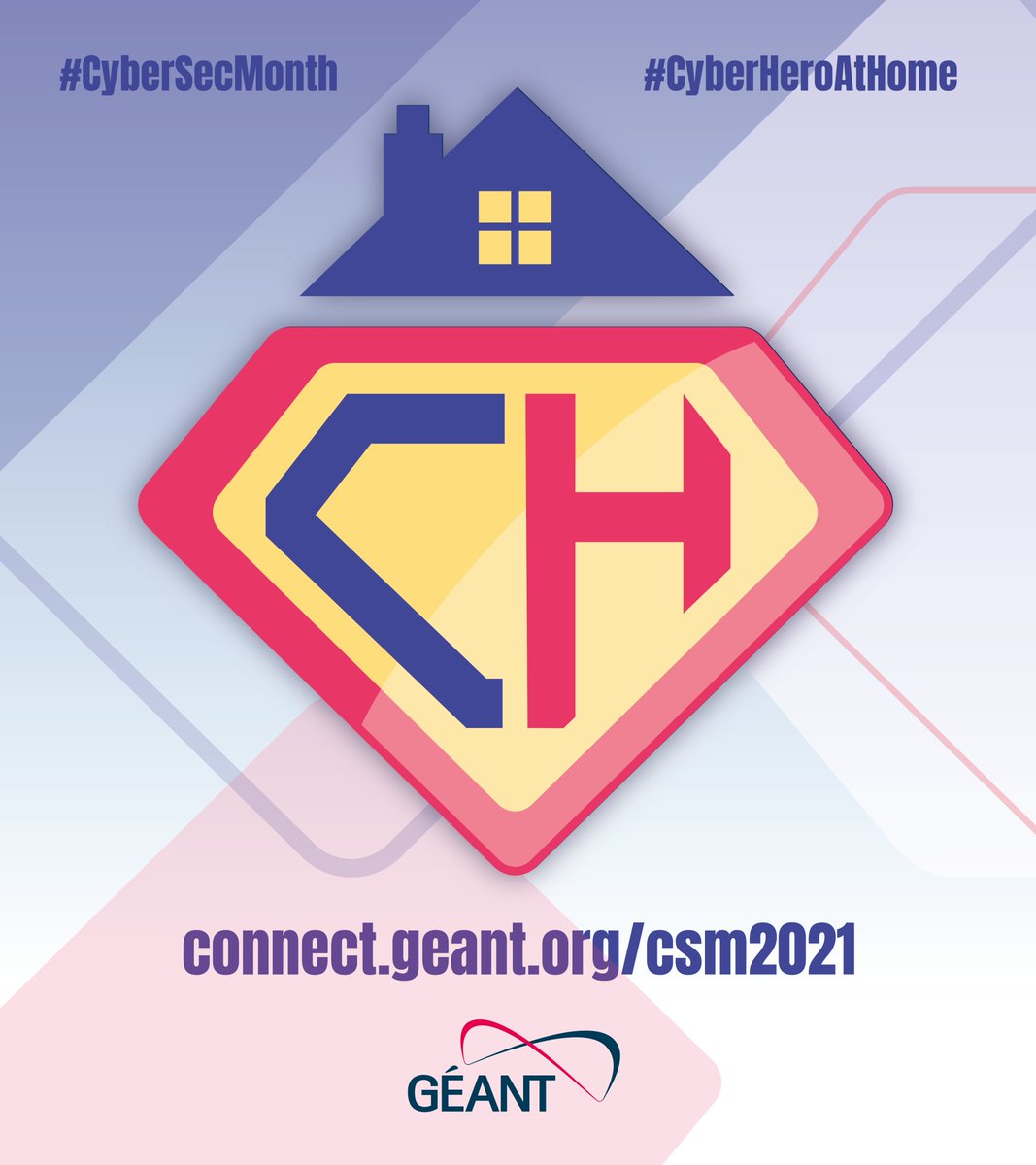 GEANTnews's tweet photo. 🛡️#CyberSecMonth kicks off today!

🦸🏡Follow our #CyberHeroAtHome campaign throughout October for articles from #CyberSecurity experts in our community, register for upcoming webinars &amp; download/re-use all resources in our awareness package.

️🔗➡️https://t.co/gh6Wf30jLc https://t.co/S8h5cBI3vB