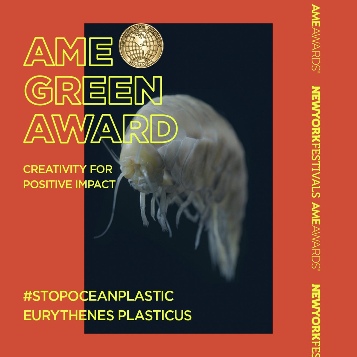 Die #AME Awards haben uns mit dem renommierten AME Green Award ausgezeichnet, der ausschließlich an Kampagnen verliehen wird, die einen wichtigen Einfluss für die nachhaltige Zukunft haben. Was für eine große Ehre 🎉