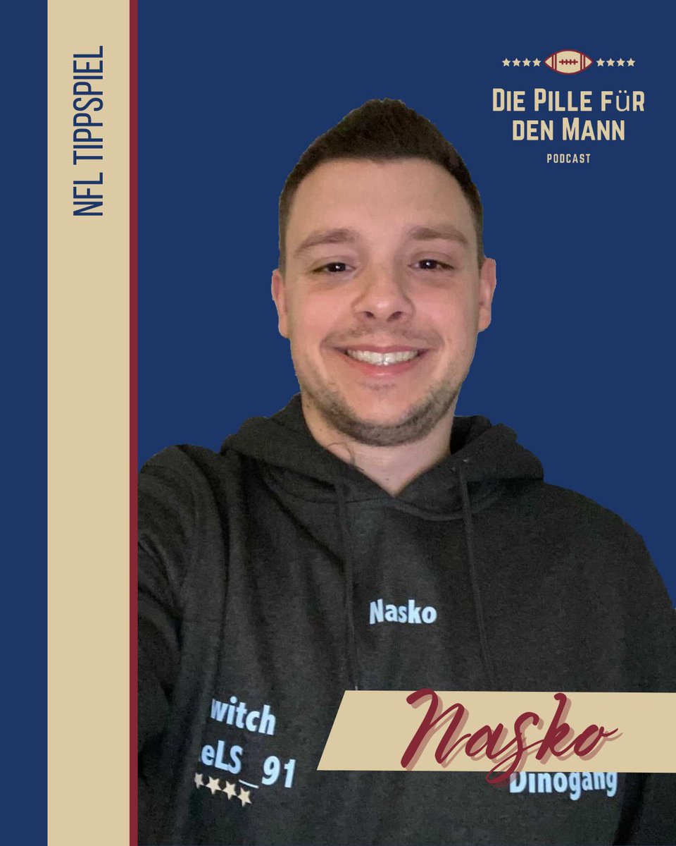 DiePilleFDM's tweet photo. 🏈 TIPPSPIEL SPECIAL 💊
—
Für NFL Week 4 haben wir für die morgige Folge einige „Gast-Tipper“ am Start, die aber alle zur Pillenarmy gehören.
—
Was sagt ihr zu den Tipps von @StefanNaskovic ? 🔥
—
@MikeLS91
@CSpengemann
—-
#ranNFL #NFL #Tippspiel #DPFDM #Podcast #Football https://t.co/wGNOi2Bodb