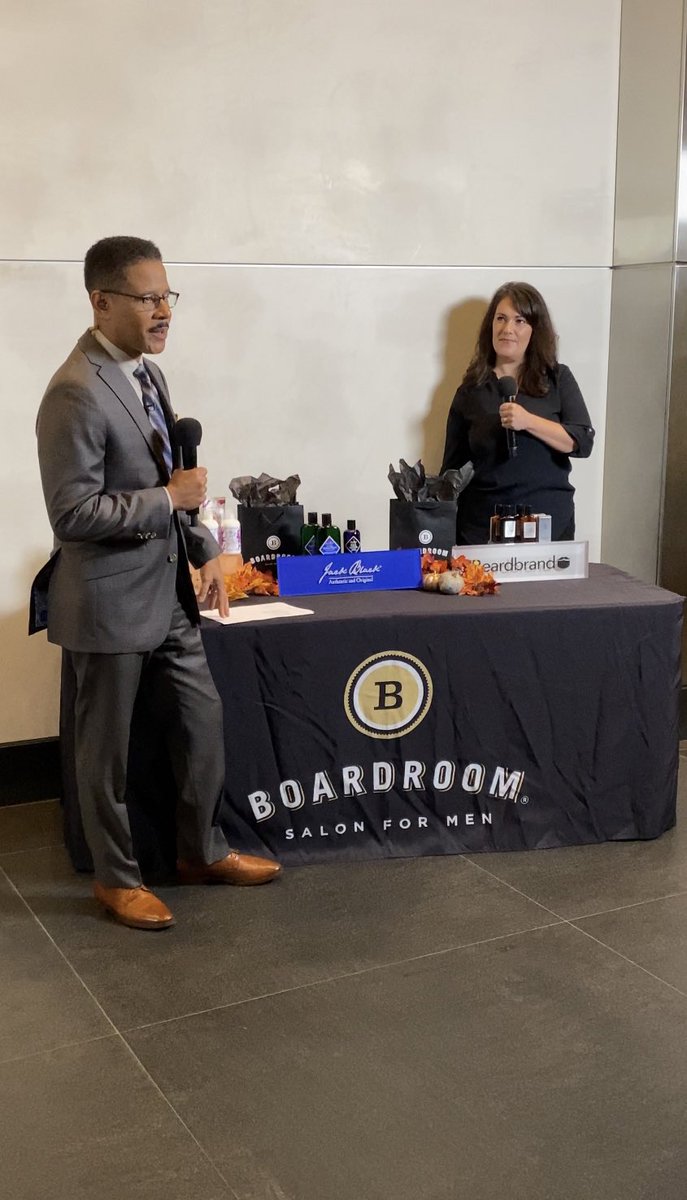 Did you catch us on <a href="/WFAADaybreak/">WFAA Daybreak</a>? Boardroom Salon is talking Fall Hair Trends with <a href="/GregFieldsWX/">Greg Fields</a> for #NationalHairDay! #IAMUP