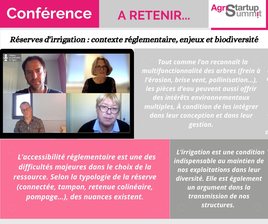 𝐂𝐄  𝐐𝐔'𝐈𝐋 𝐅𝐀𝐔𝐓 𝐑𝐄𝐓𝐄𝐍𝐈𝐑 𝐃𝐄 𝐋𝐀 𝐂𝐎𝐍𝐅𝐄𝐑𝐄𝐍𝐂𝐄 #environnement 
𝑅𝑒́𝑠𝑒𝑟𝑣𝑒𝑠 𝑑'𝑖𝑟𝑟𝑖𝑔𝑎𝑡𝑖𝑜𝑛 : 𝑐𝑜𝑛𝑡𝑒𝑥𝑡𝑒 𝑟𝑒́𝑔𝑙𝑒𝑚𝑒𝑛𝑡𝑎𝑖𝑟𝑒, 𝑒𝑛𝑗𝑒𝑢𝑥 𝑒𝑡 𝑏𝑖𝑜𝑑𝑖𝑣𝑒𝑟𝑠𝑖𝑡𝑒́
👇👇👇
#Vendee
#CGA
#Infagri85
📽️ youtu.be/gwMwWMCUMqQ