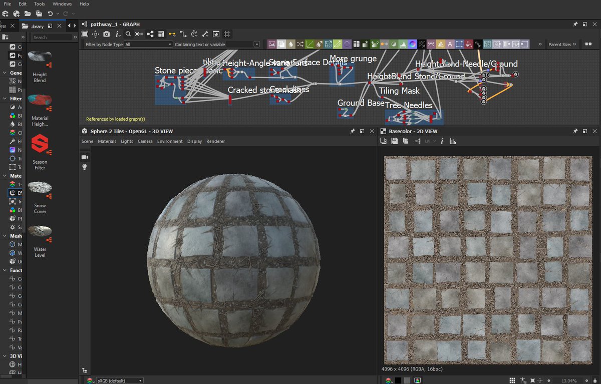 ShareTextures's tweet photo. First-week theme - Pathway, Garden Road, Pavement
#texturechallenge,
Share your works on https://t.co/L2D9bQFmyz and Let's create a CC0 Texture pack together!
@polyhaven @jeremyseiner @ambientCG
@cc0archviz
#textures #substancedesigner #blender #3dtextures #cc0 https://t.co/fFV72rRMSf