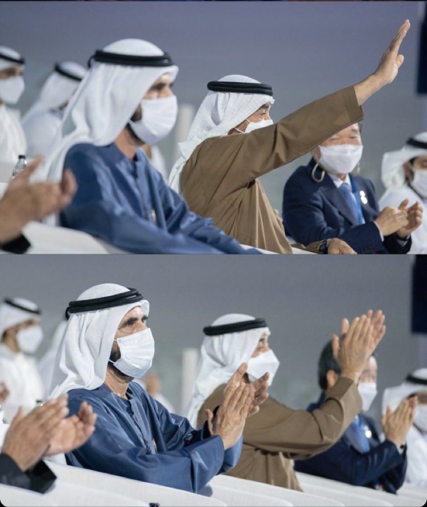 ما شاء الله تبارك الله
الله يحفظكم ويسعدكم اضعاف ما نحن سعيدين بكم ومرتاحين في ظل قيادتكم الرشيدة 

الله يحرسكم وينور بصيرتكم ويرزقكم البطانه الصالحة❤️
#Expo2020 
#دبي_اكسبو_٢٠٢٠