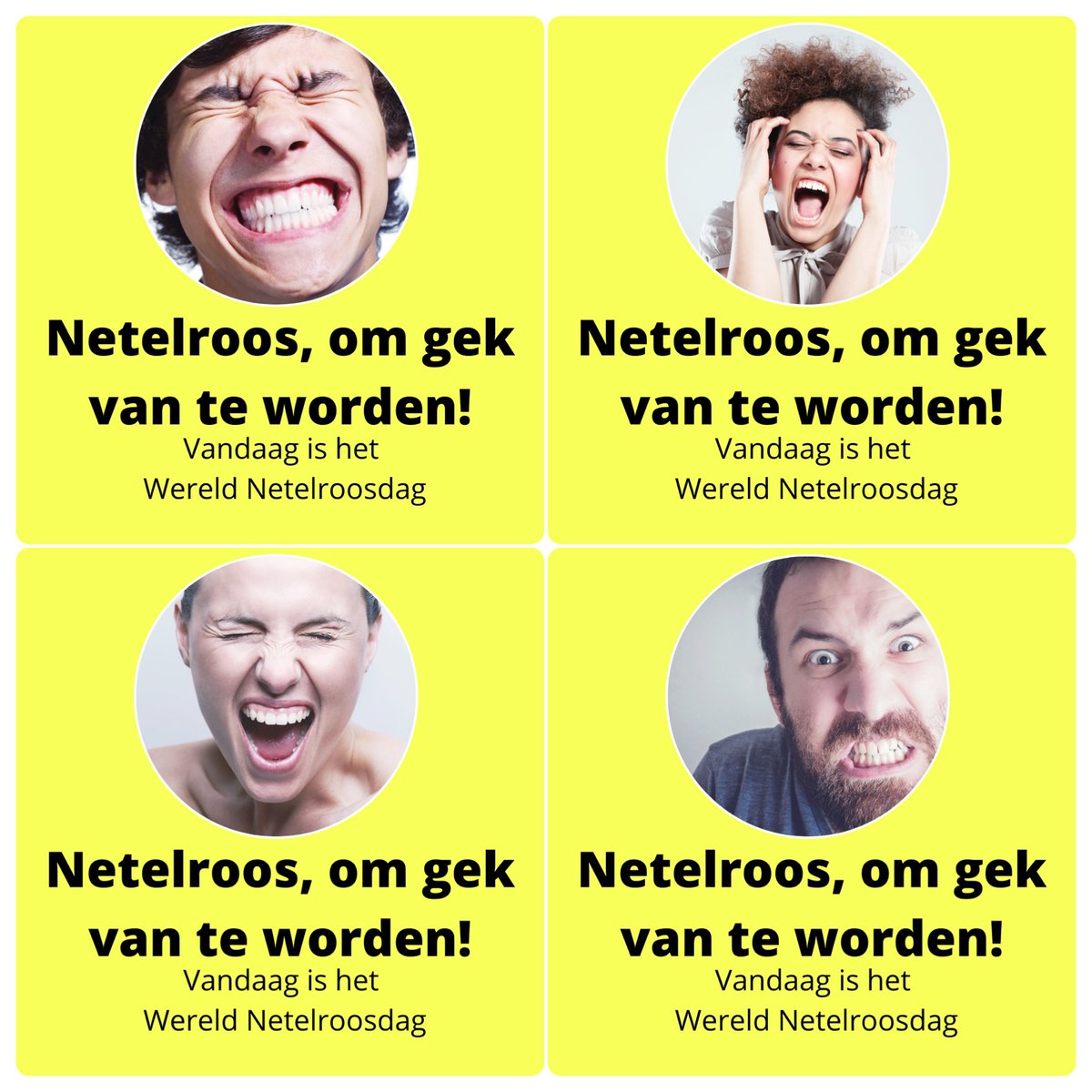 Wereldnetelroosdag- Oktober staat bij ons in het teken van netelroos. Met op 15/10 een live vraaggesprek met dermatoloog Martijn van Doorn-Erasmus MC. Vragen of  jouw verhaal delen? Mail c.vansluisdam@huidnederland.com  Wij contacten je dan zsm.
 #urticaria  #netelroos #galbulten