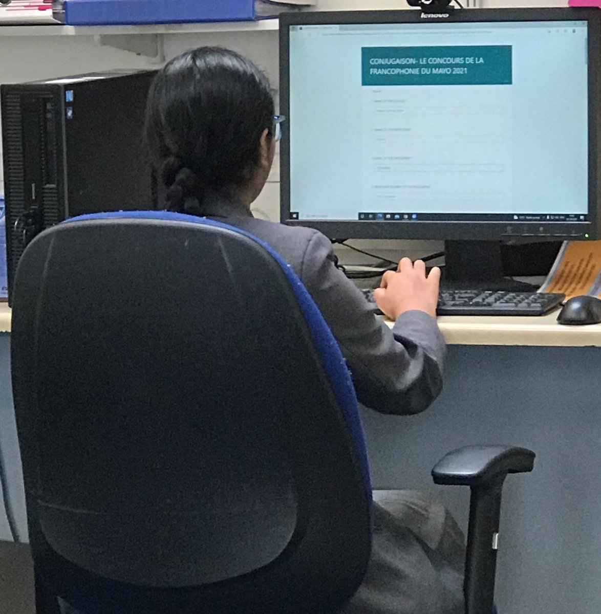 Another exciting morning for <a href="/TownleyGlobal/">Townley Global at Townley Grammar</a>  @TownleyGrammar participating in the virtual French language competition with #LeConcoursdelaFrancophonieduMayo2021 in India.