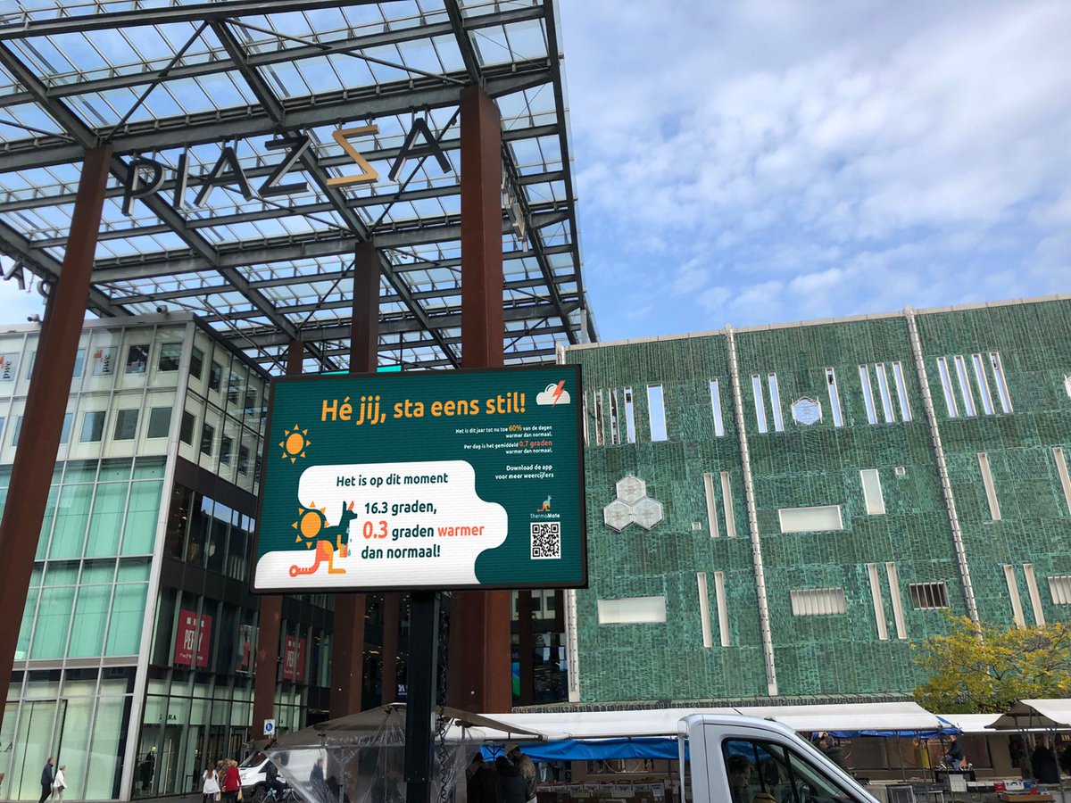 De #Klimaatmeter in Eindhoven vandaag! Kom dat zien!