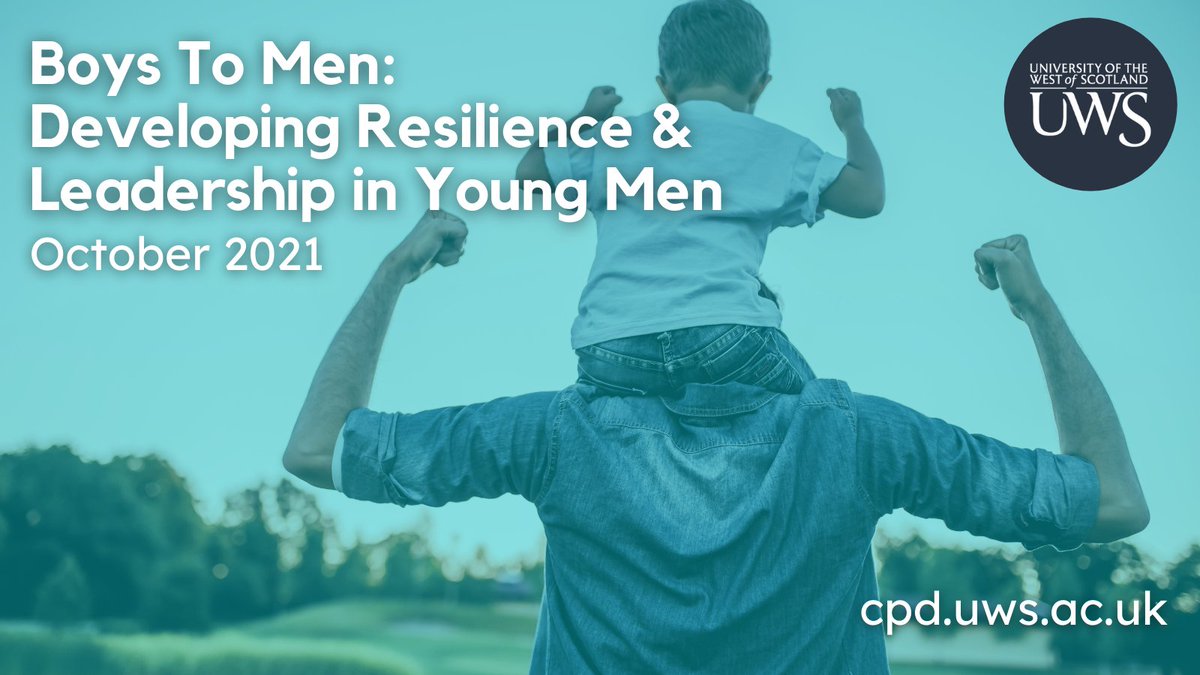 UWS_CPD's tweet image. Looking forward to welcoming our next cohort of Boys to Men delegates on Monday!

If you are passionate about supporting the boys and young men that you work with, click here to join us: bit.ly/UWS_BTM

#MensMentalHealth #PupilDevelopment #Bystander #ViolenceReduction