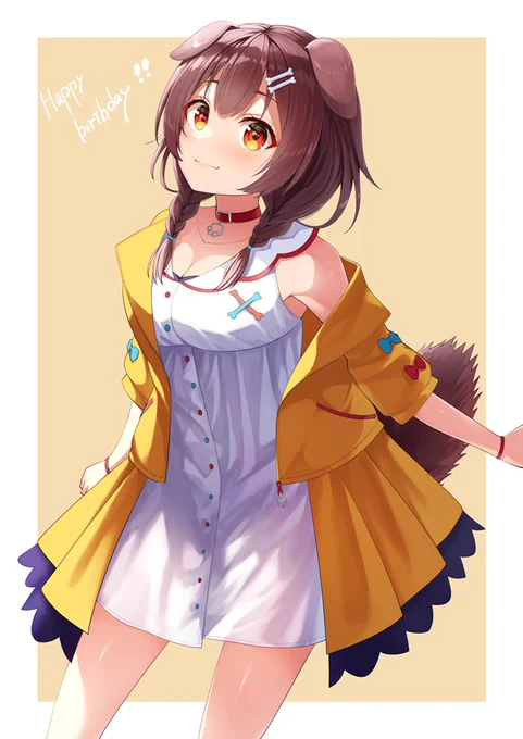 お誕生日おめでとうございます🎉

#戌神ころね生誕祭2021 
#できたてころね 