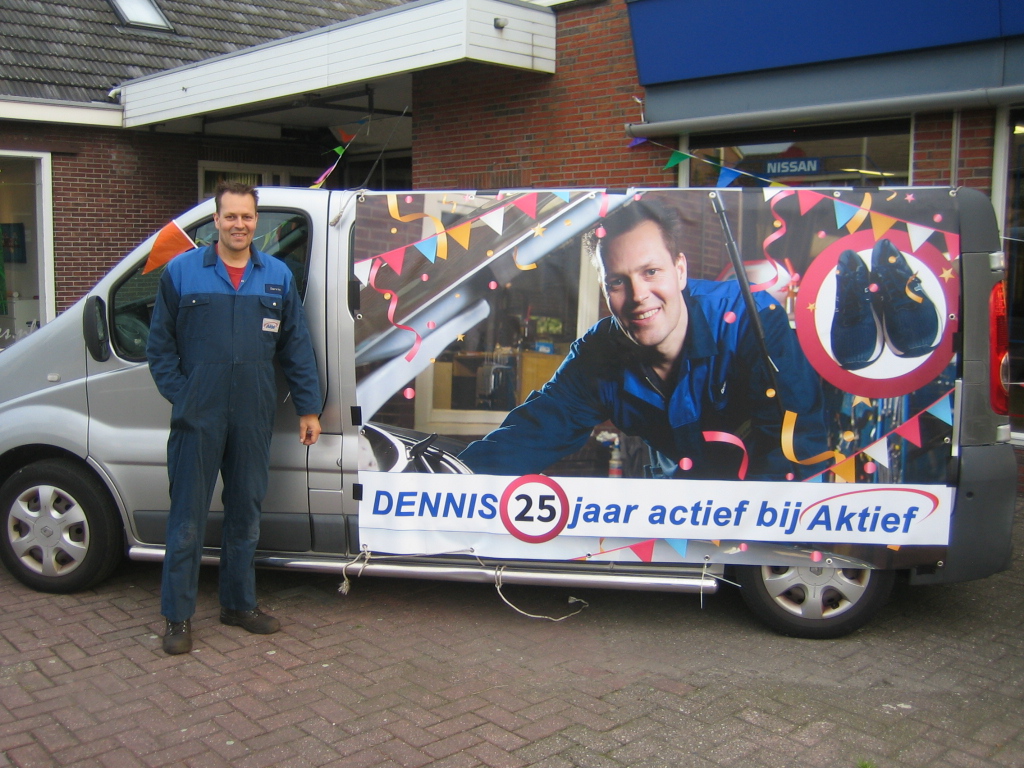 Autoaktief's tweet image. Het zesde kabinet Dennis is ingegaan. Dennis 25 jaar actief bij Aktief. Dank je wel.