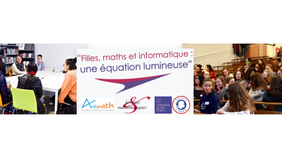 maths_edu_num's tweet photo. 🚨Les journées "Filles, maths et informatique: une équation lumineuse" organisées par @femmesetmath se poursuivent cette année. Les prochaines dates se retrouvent sur leur site.
👉https://t.co/tVdwE5PRxM https://t.co/auXc30oxbC