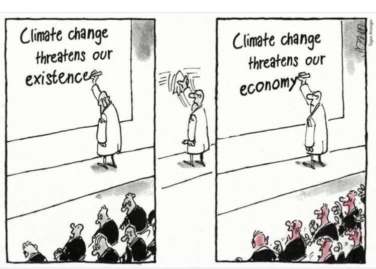 Climate Cartoon of the day: The big threat!