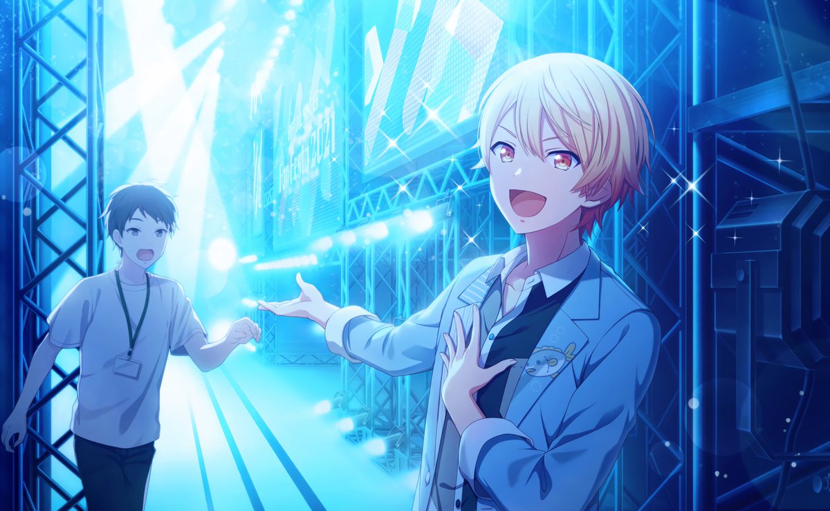 ステージ裏での激励》天馬司