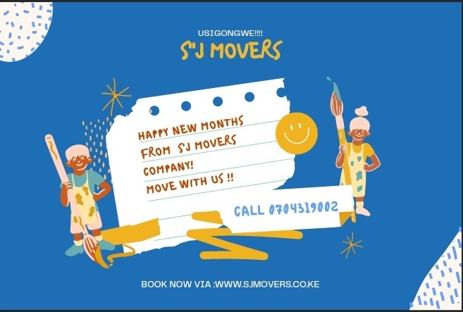 SjMovers's tweet photo. Happy new months fellas!!!
If you like to move,we move it🎼🎵🎶.
Economy is messed up but never our chaeger will!!!
https://t.co/dFeMXqssJm
Call 0704319002

#honwkabogo #donni #KWANINIKESHO https://t.co/pWK7iSGWXQ