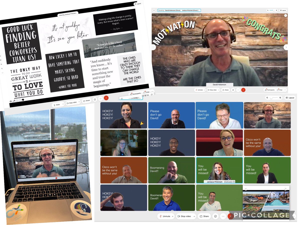 VarshaKanwar's tweet image. How lucky we are to have something that makes saying goodbye so hard … especially when it’s a #Cisconian who is so loved, respected and adored, for 20Yrs! Thank you 🙏🏽 for your leadership legacy @dhokerson and all the best for your exciting future endeavor 🎊🍀🎉. #WeAreCisco