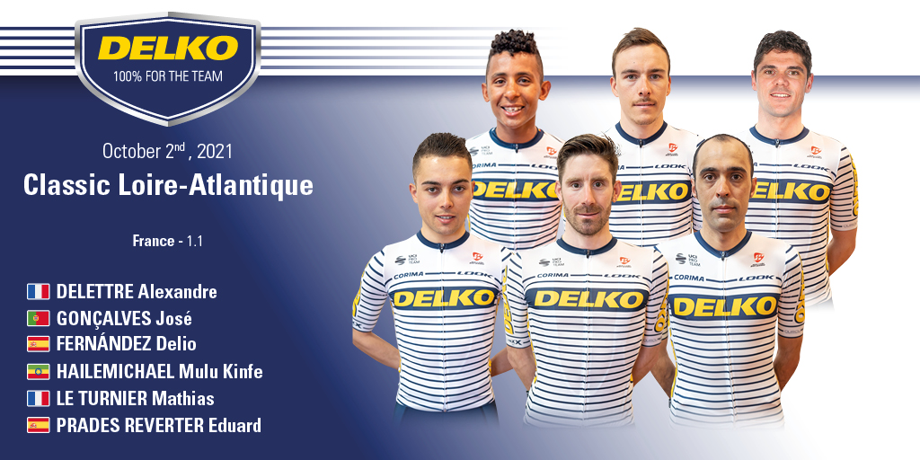 On prend les mêmes et on recommence 👥
À demain pour la Classic Loire-Atlantique 

100%ForTheTeam | #TeamDelko