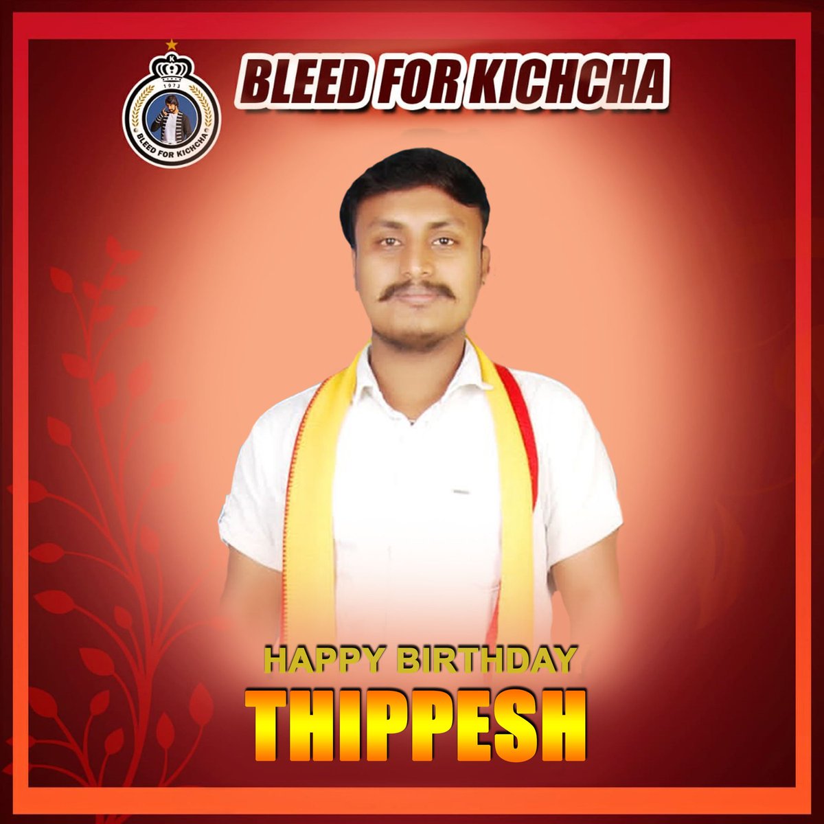 BFK_Pavagada's tweet photo. Here's @BleedForKichcha family and entire @KicchaSudeep anna fans Wishing a very Happy Birthday to our @BFK_Chitradurga admin @thippeshmadakar

We appreciate your love towards @KicchaSudeep anna and thank You for choosing to be #BFK Family member

#Kotigobba3RoarsFormOct14 https://t.co/y31bM5Ejcu