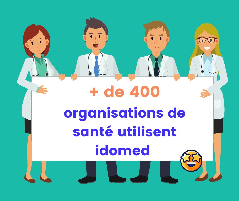 <a href="/idomedTLM/">idomed - Messagerie instantanée de santé</a>  c'est LA messagerie instantanée des organisations de santé :
✍️  Inscription facilitée
📒 Annuaire global et dédié à  votre organisation
📈 Interface de suivi (indicateurs d'usages et RCP pour vos remontées)

+ d'informations ? 👉 contact@idomed.fr
