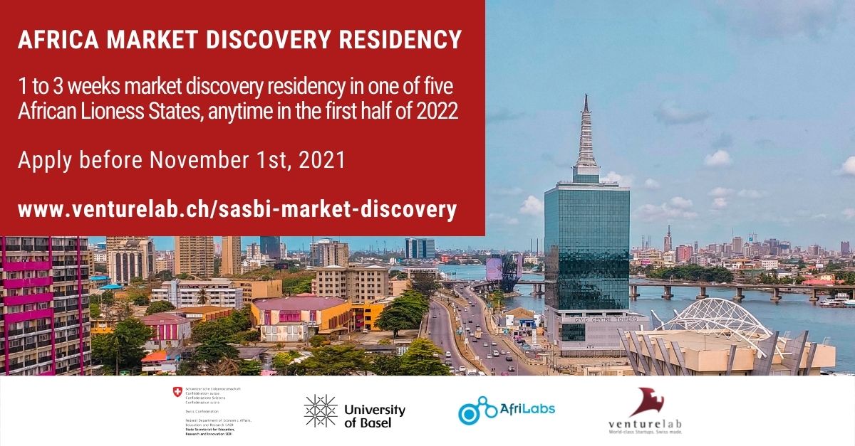 venturelab_ch's tweet photo. Discover selected African markets and turn your research into a successful startup!
Join the Africa Residency Program and stay for 1-3 weeks in one of the African Lioness States Ghana, Nigeria, Rwanda, Kenya, or South Africa:
https://t.co/QXsFQTAVnH
#SwissStartups #SASBI #Africa https://t.co/cizmcT3XXQ