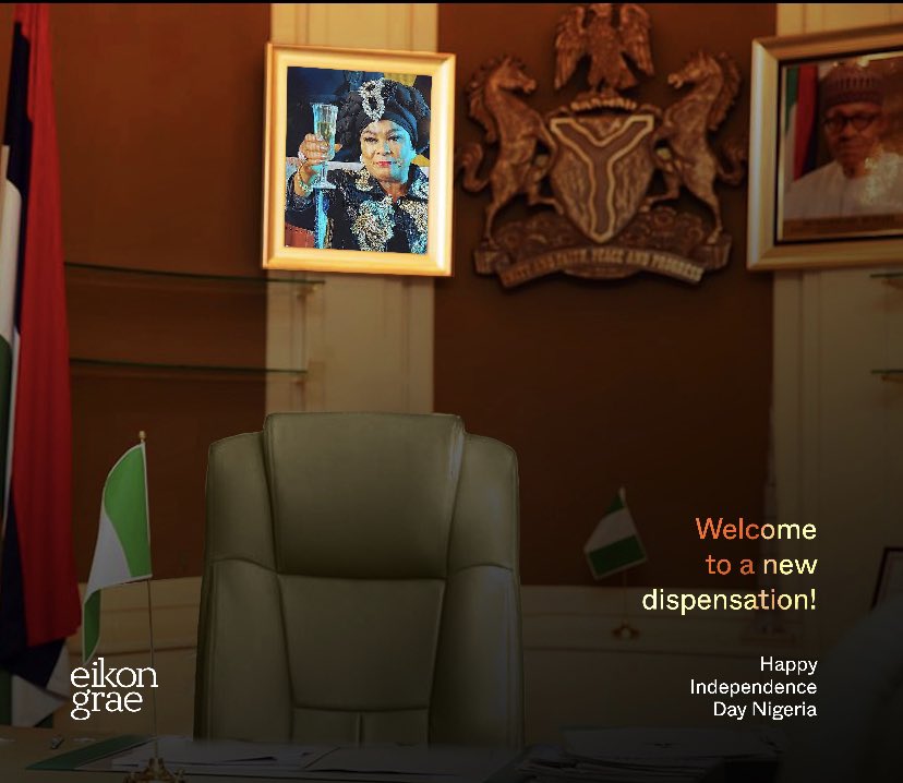 EikonGrae's tweet photo. At 61, we've come through so much together as a Nation. We believe this year we’ve entered a new phase. 

Where things will work, prosperity restored and youths happy to stay back and build the Nation. 

Happy Independence Day Nigeria.

#independenceday #nigeriaat61 #eikongrae https://t.co/IGbRgfl4HH